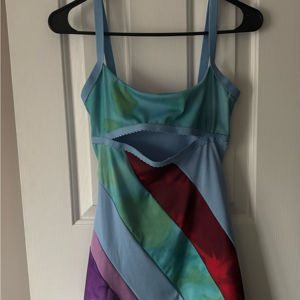Colorful Strappy Dress
